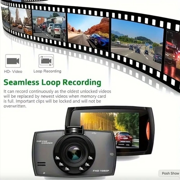 G314 HD 1080P Dash Cam (PREMIUM) for Cars 2.7" LCD and Night Vision - Picture 4 of 14